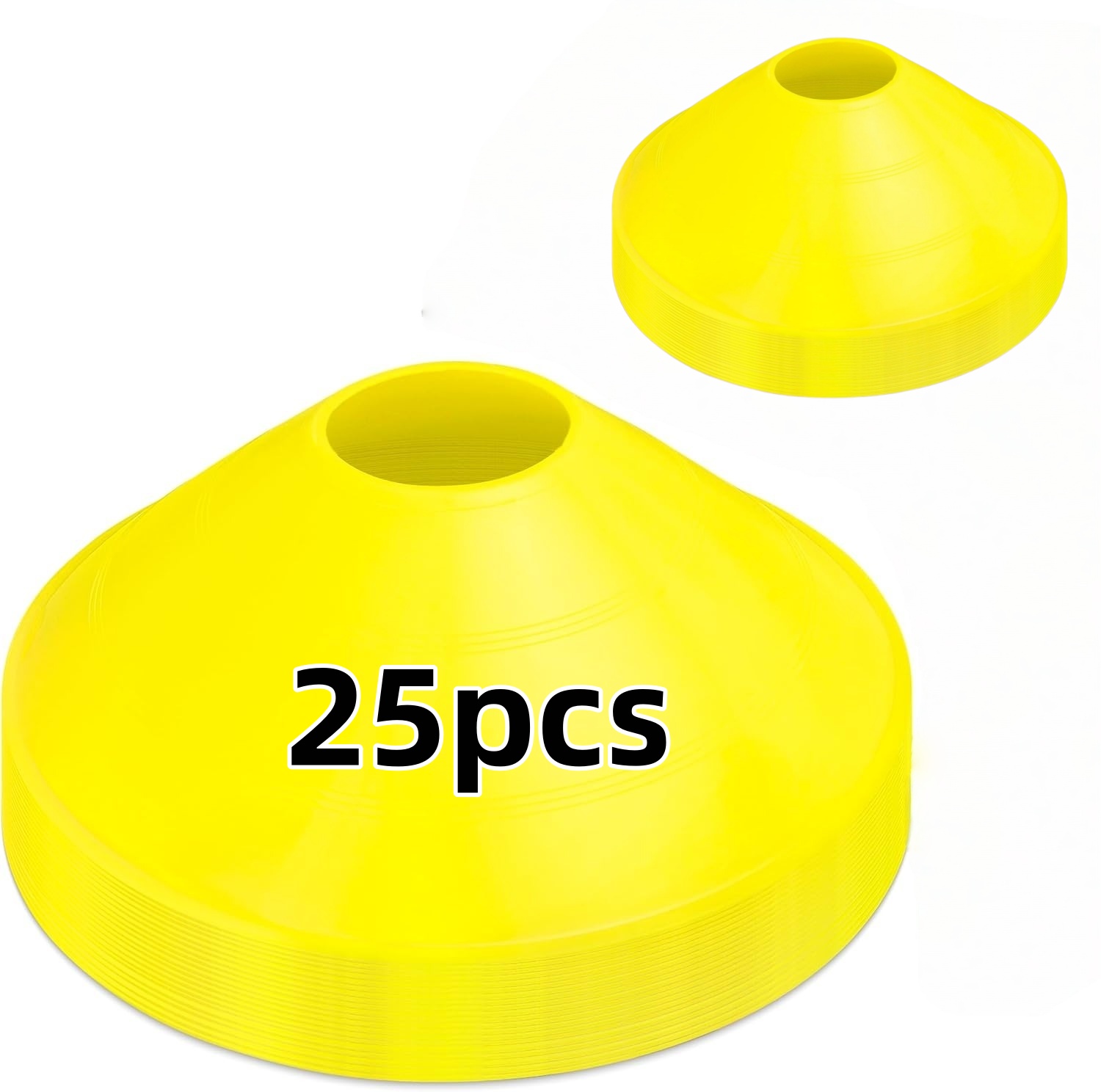 Football Training Cone - Conjunto de 25 Cones de Treinamento