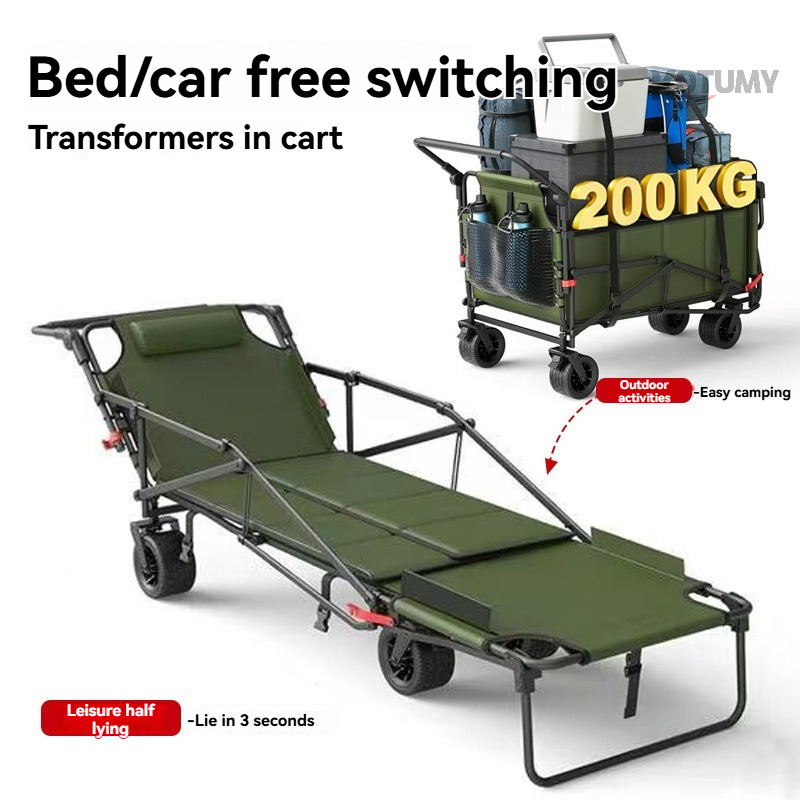 Carrinho de Camping Dobrável c - Sports Equipment Trolley avaliação e preço