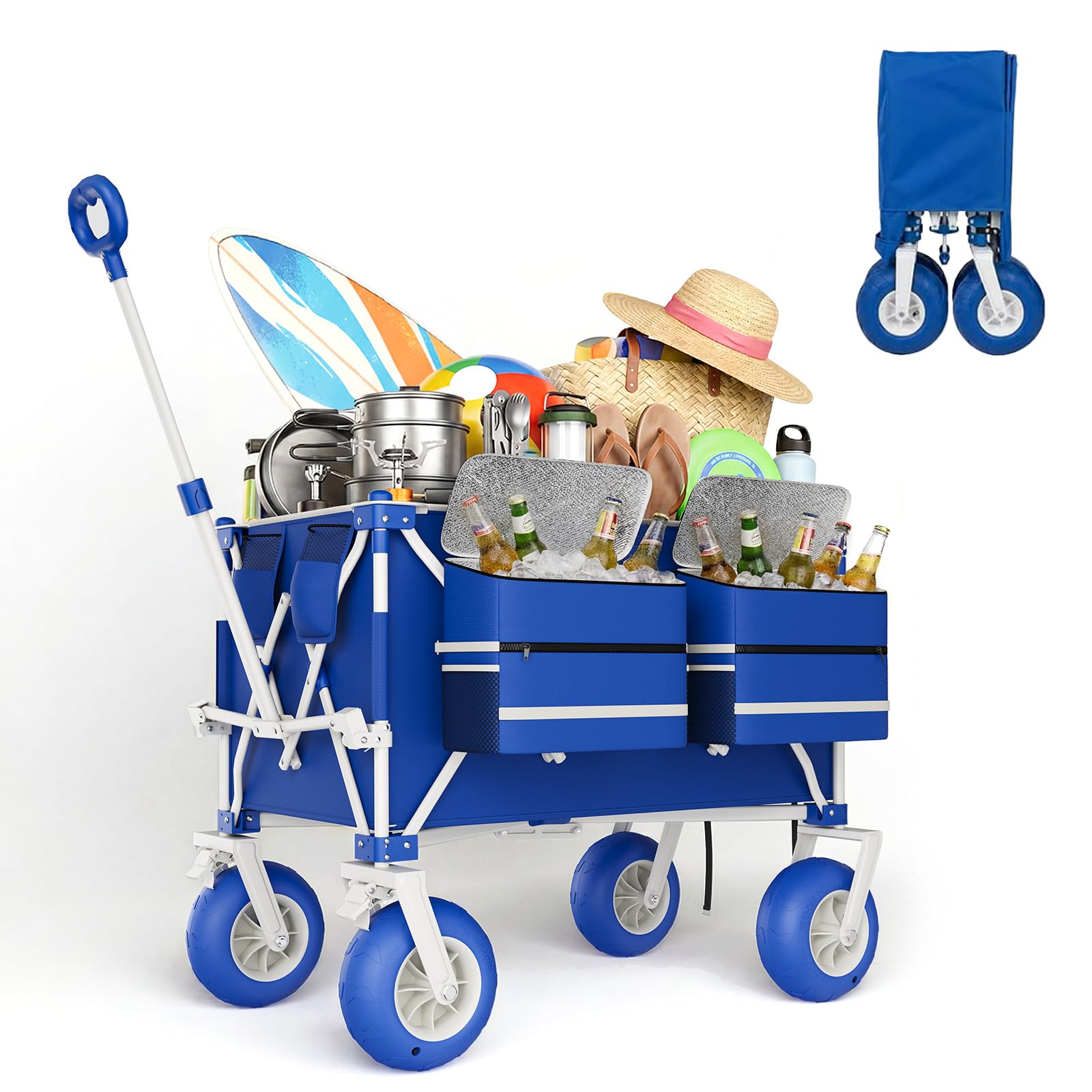 Carrinho de Praia Reforçado 46 - Sports Equipment Trolley avaliação e preço