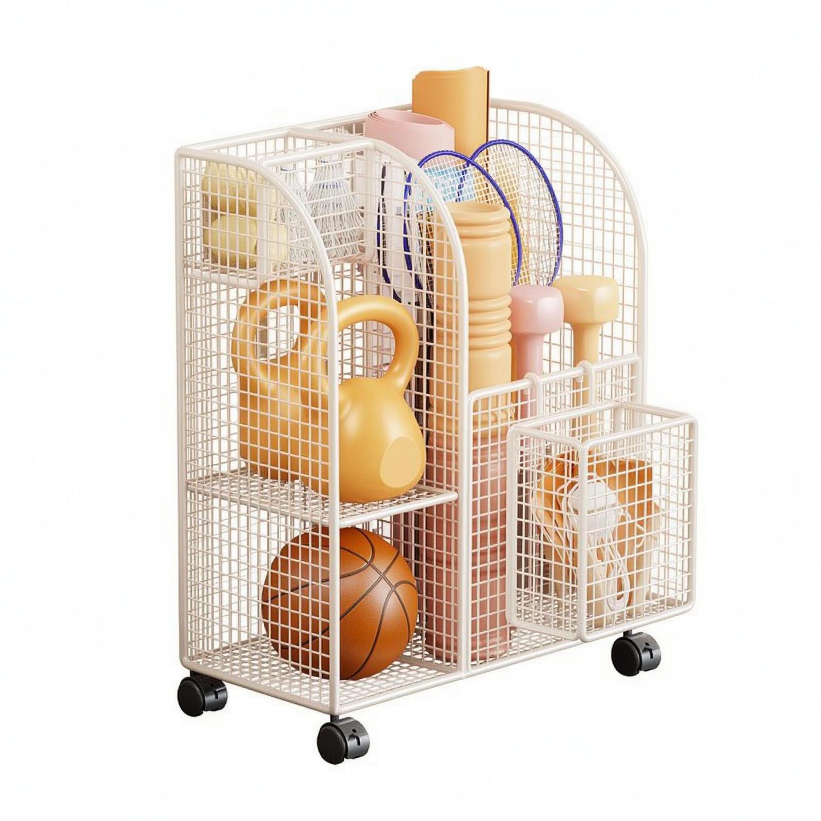 Carrinho de Armazenamento de M - Sports Equipment Cart avaliação e preço