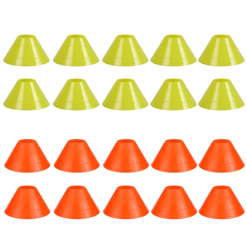 10 pces mark disk cone de fute - Football Training Cone avaliação e preço