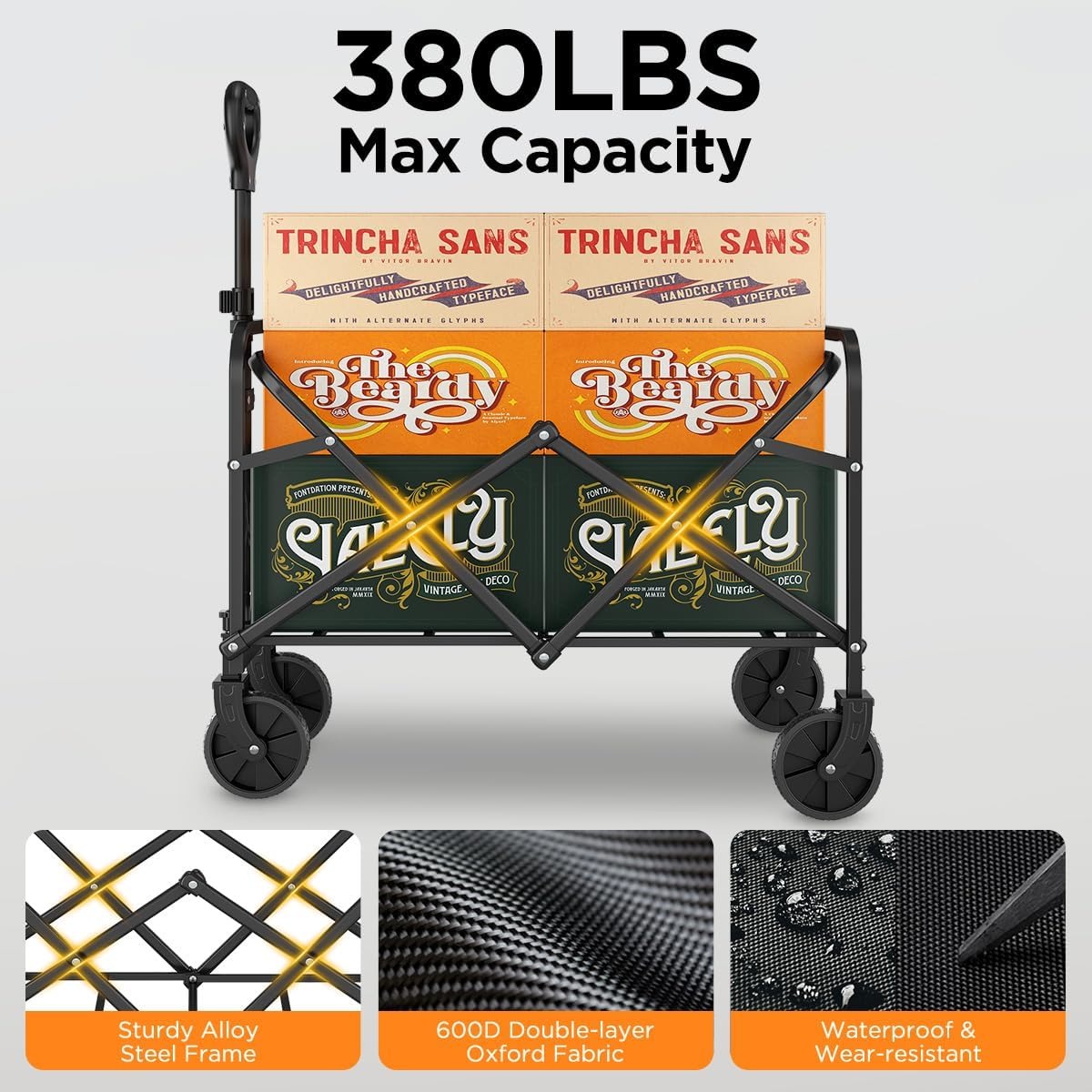 Carrinho Dobrável Reforçado pa - Sports Equipment Trolley avaliação e preço