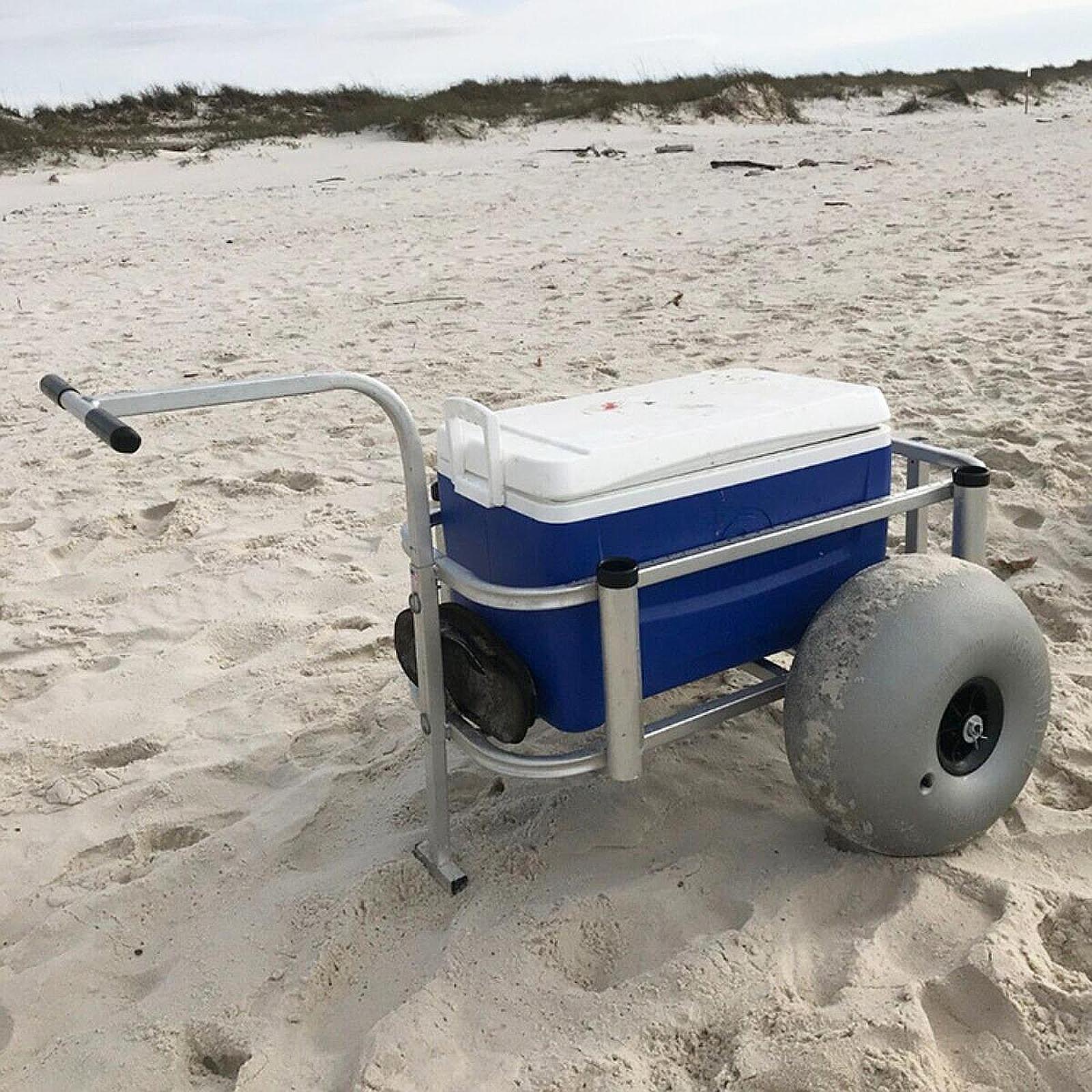 Carrinho de Praia com Rodas de - Sports Equipment Trolley avaliação e preço