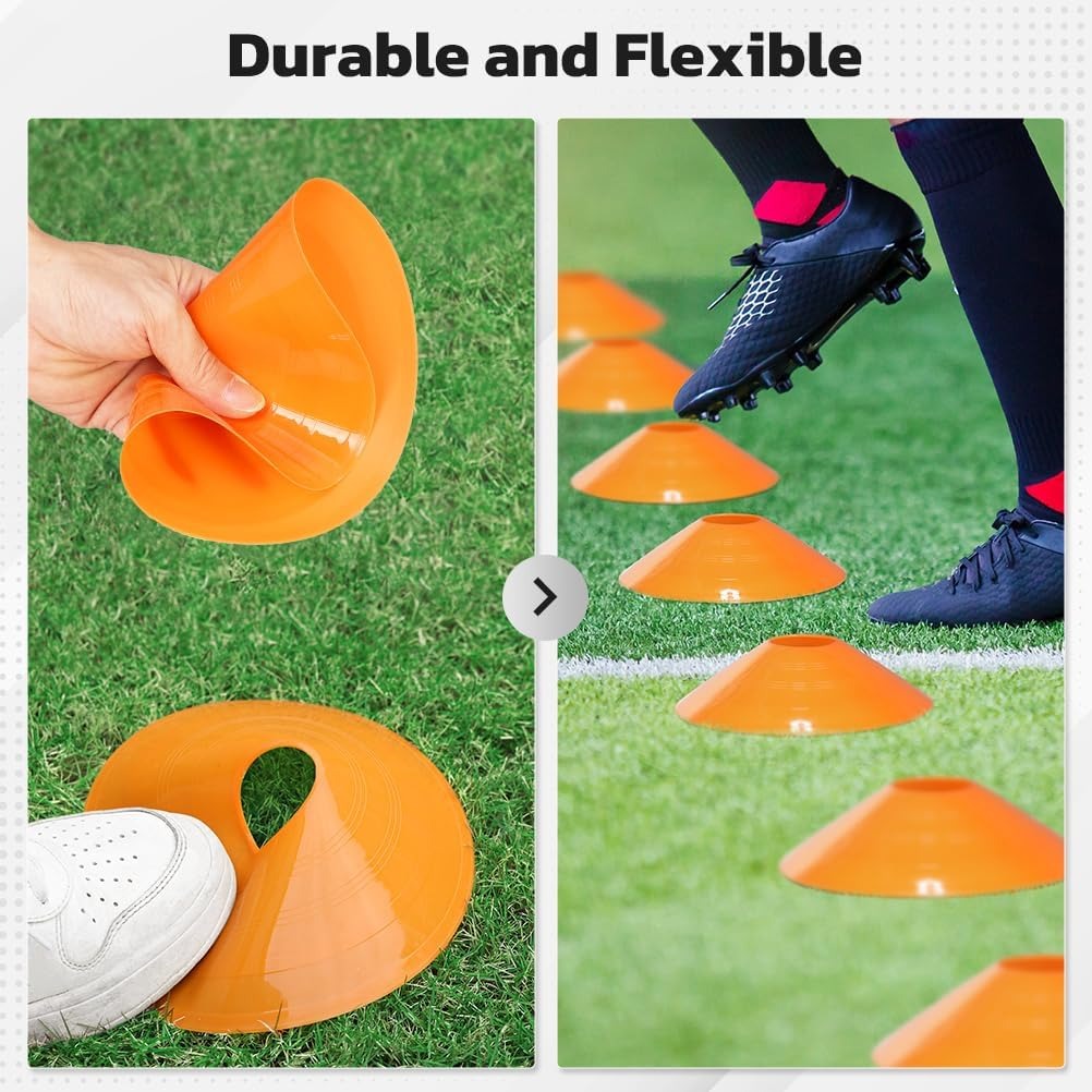 Conjunto de 25 Cones de Futebo - Football Training Cone avaliação e preço